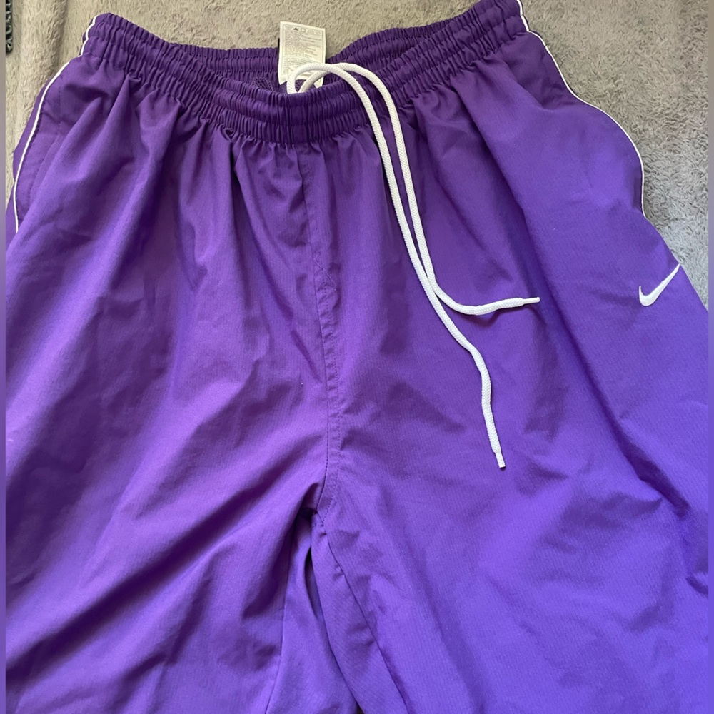 Purple rare nike track pants